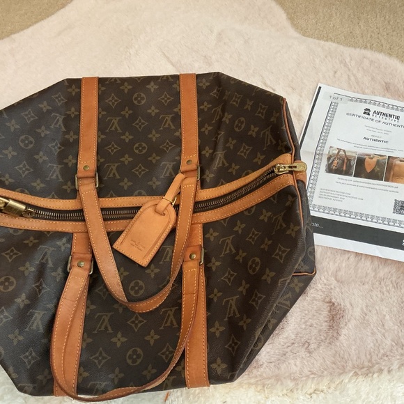 Louis Vuitton Monogram Large Tote 45 Boston with COA - Picture 6 of 6